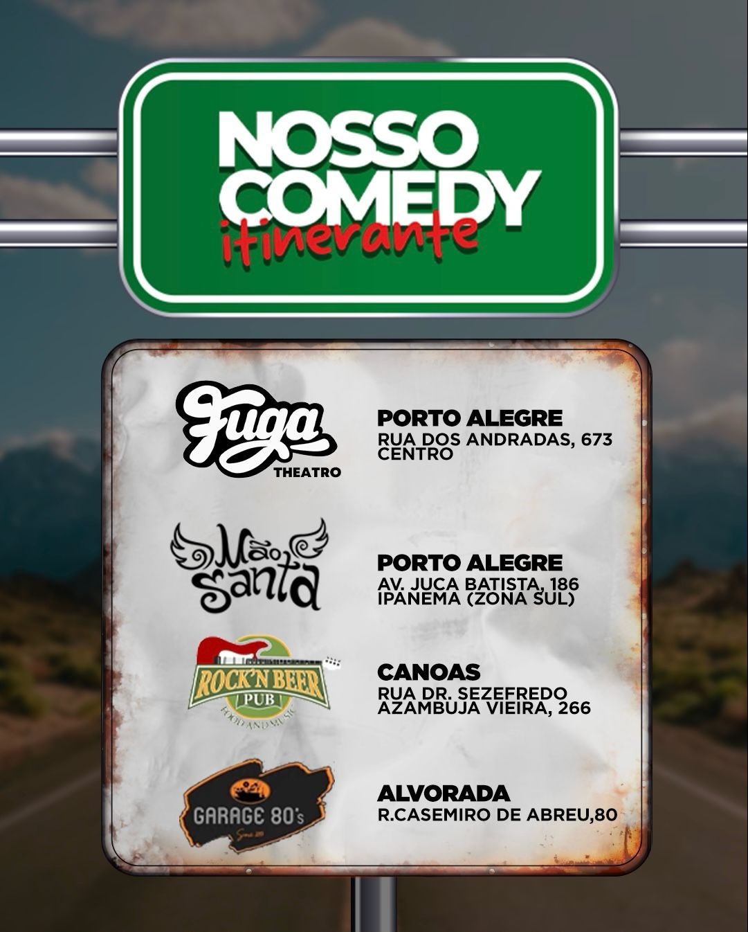 Nosso Comedy Itinerante, Ingressos 